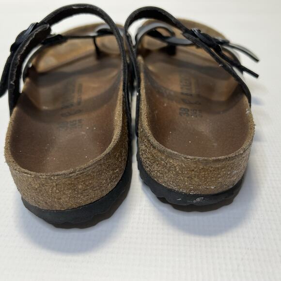 Birkenstock Mayari Black Toe Loop Sandals Womens Size 38 L7 M5 - Picture 12 of 12